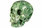 Realistic, Polished Hamine Jasper Skull #151015-2